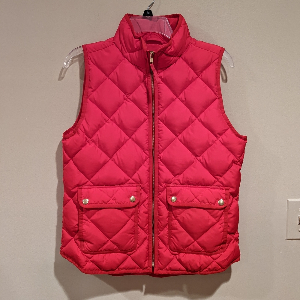 J. Crew Excursion Down Red Vest - image 5